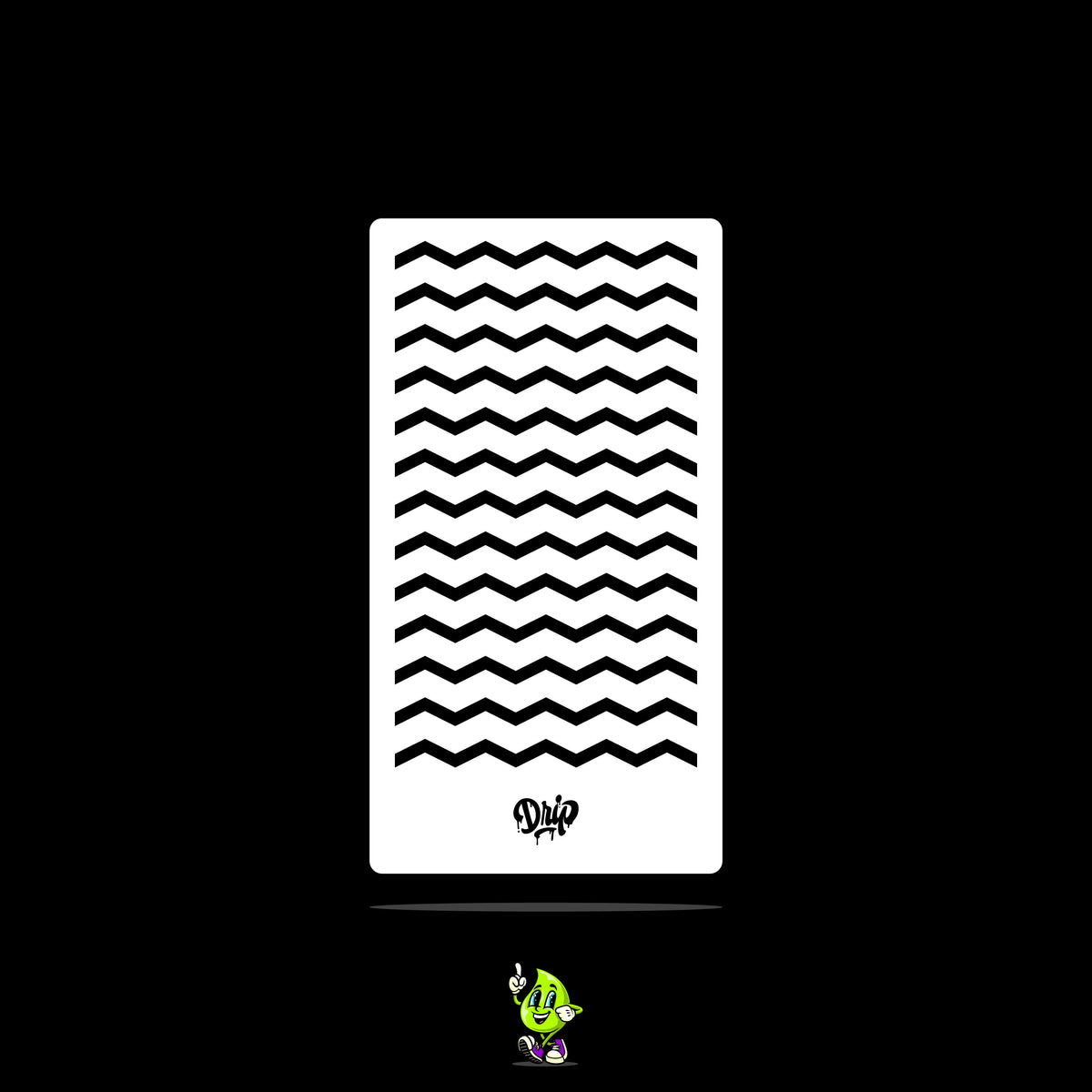 Mylar Stencil Zig Zag