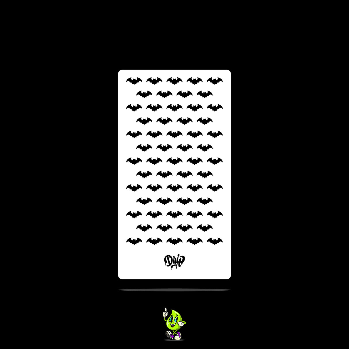 Mylar Stencil Bats