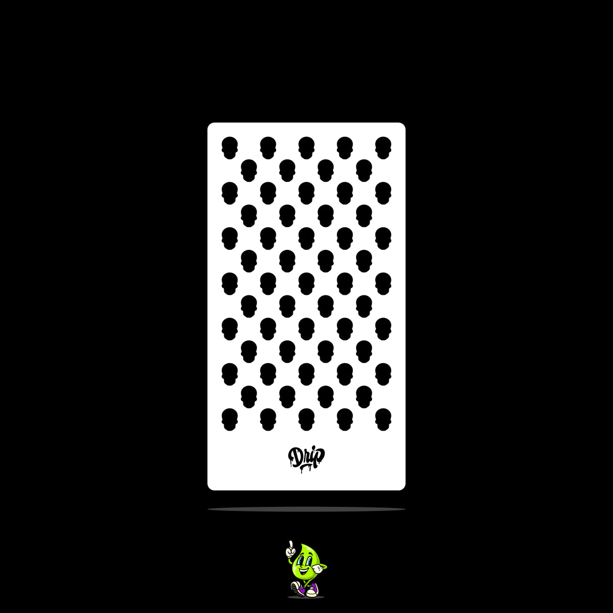 Mylar Stencil Skulls