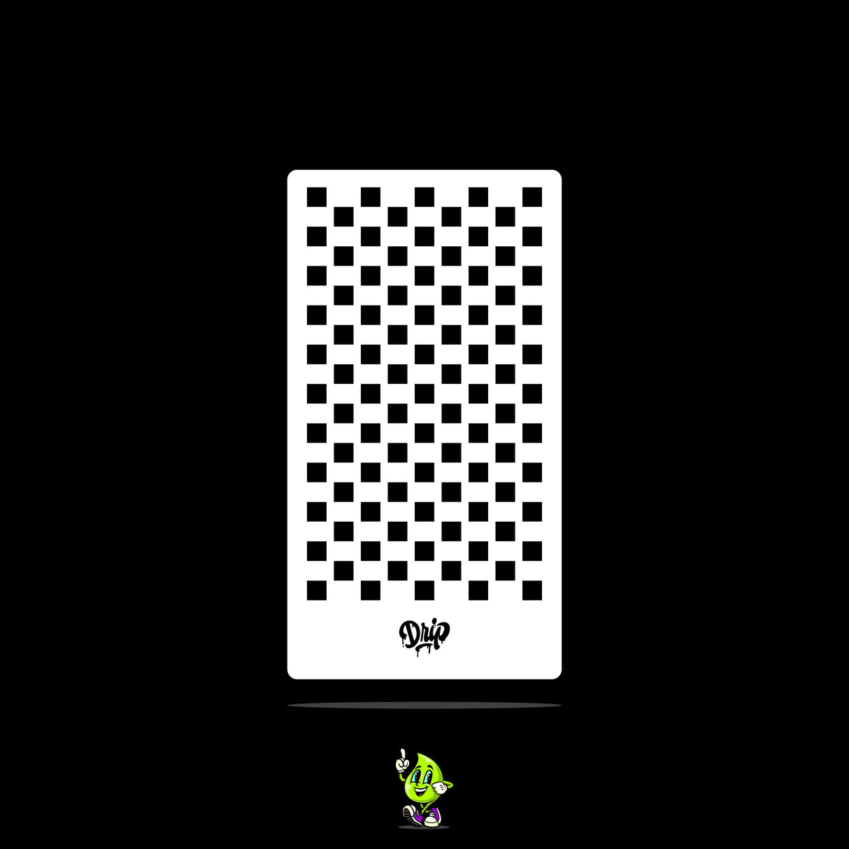 Mylar Stencil Checkerboard