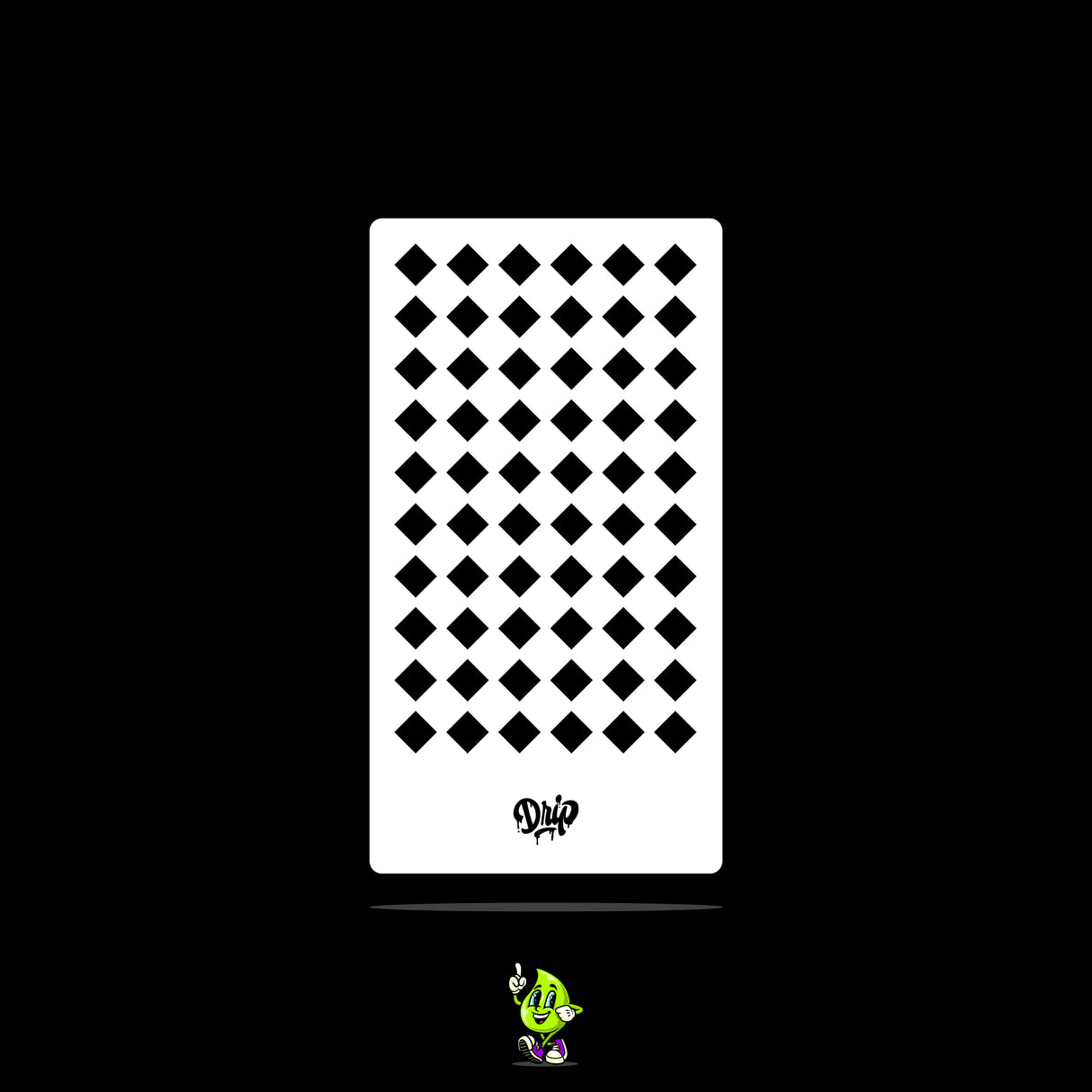 Mylar Stencil Harlequin Square