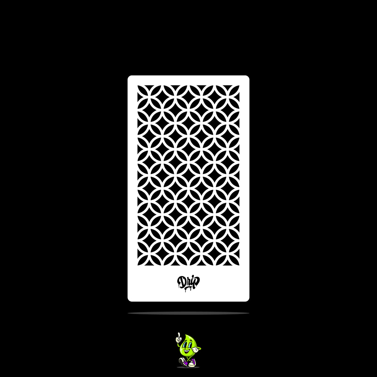 Mylar Stencil Lattice Circle