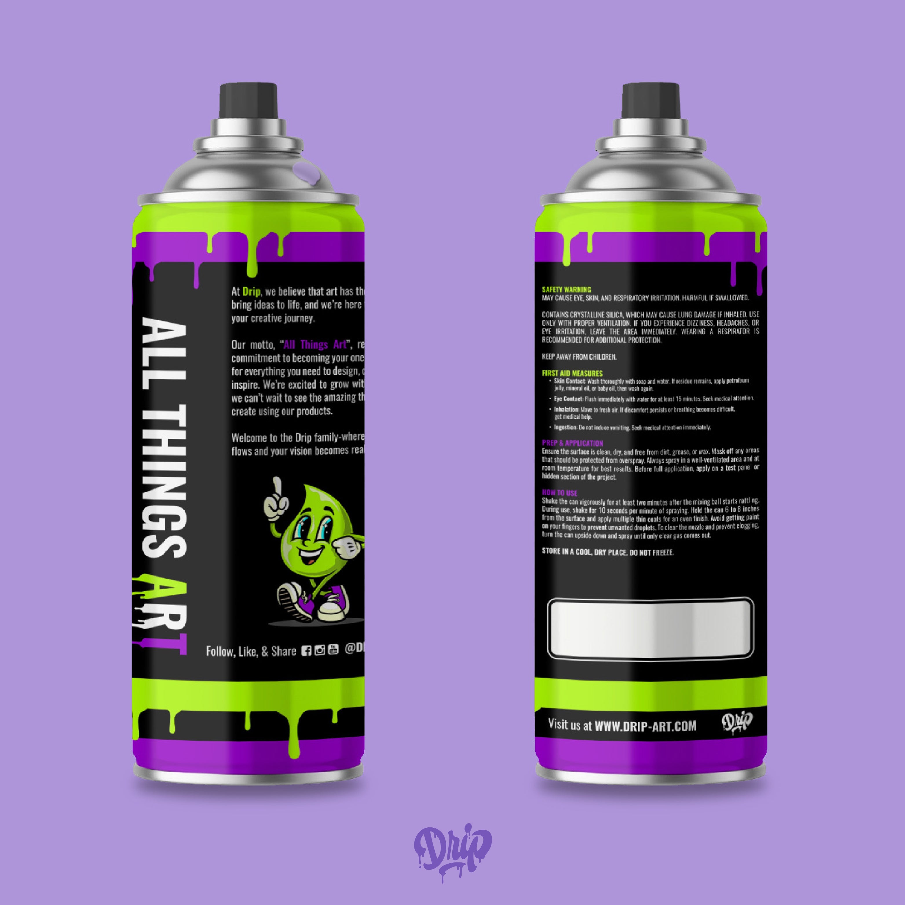 Lilac Spray Can (12oz) by Drip®