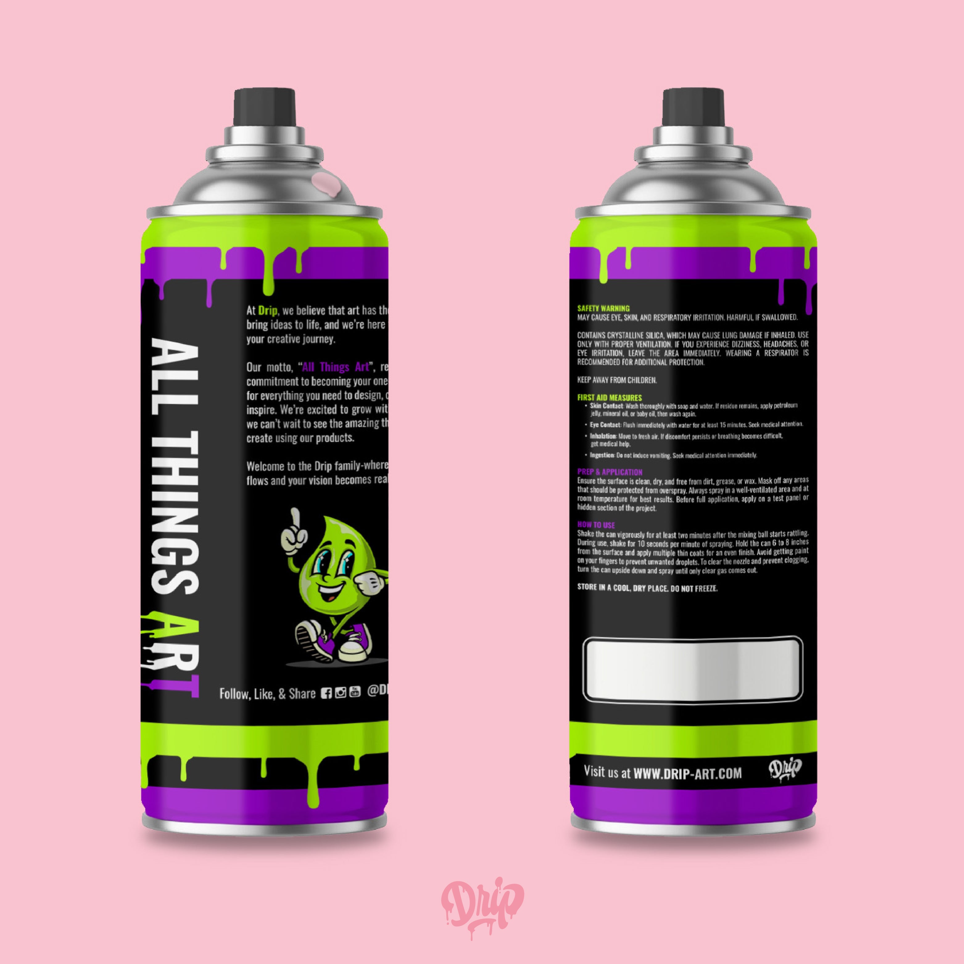 Pink Lemonade Spray Can (12oz) by Drip®