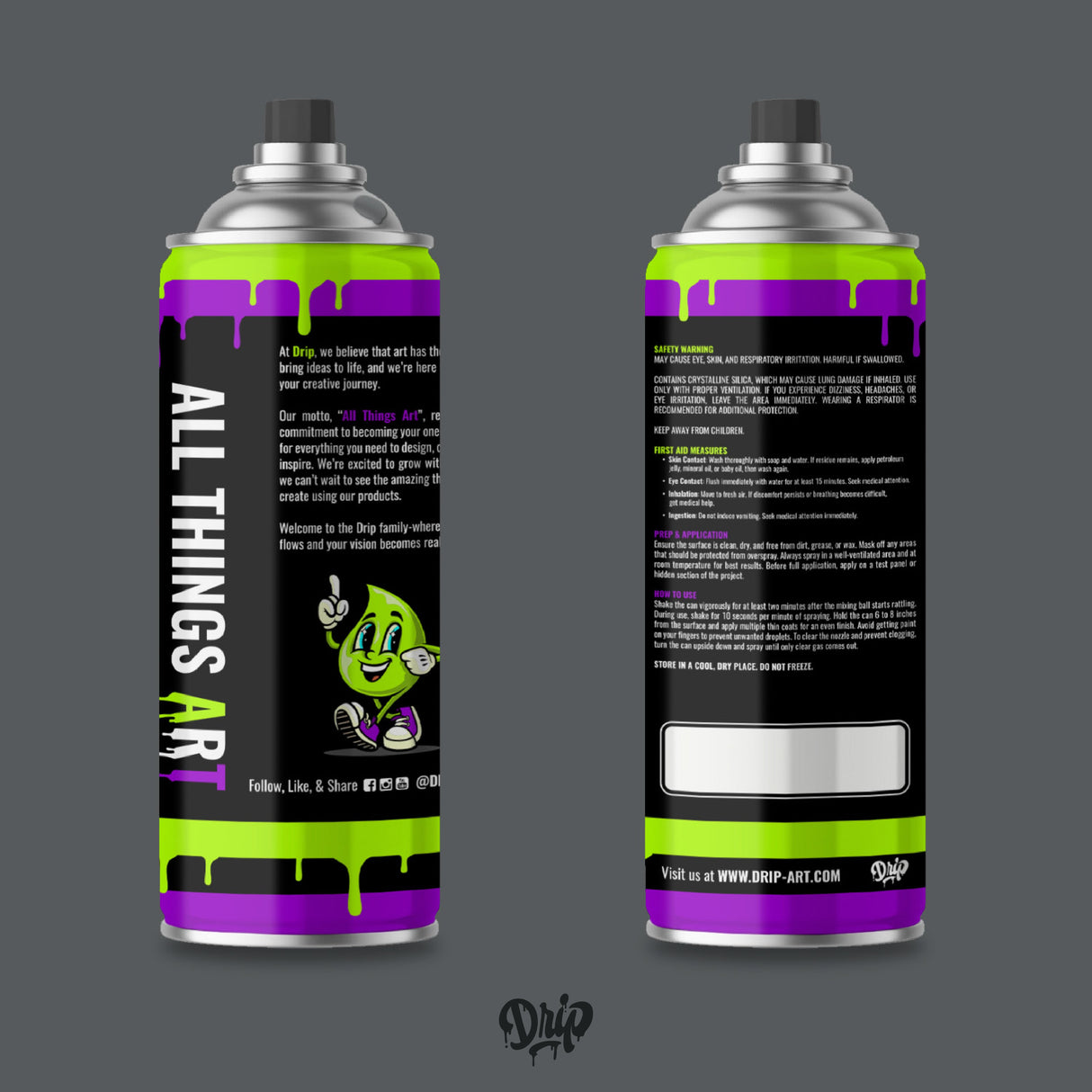 Steel Spray Can (12oz)