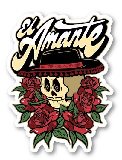 El Amante Sticker - Tropical Glitz