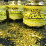 Mercado's Crushed Glass Gold Metal Flake - Tropical Glitz