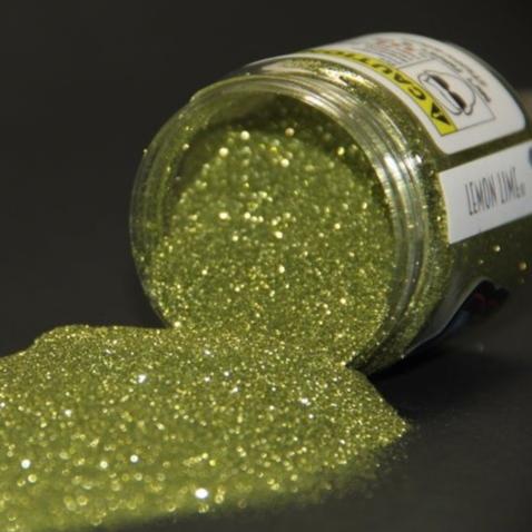 Lemon Lime Metal Flake - Tropical Glitz