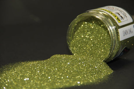 Lemon Lime Metal Flake - Tropical Glitz