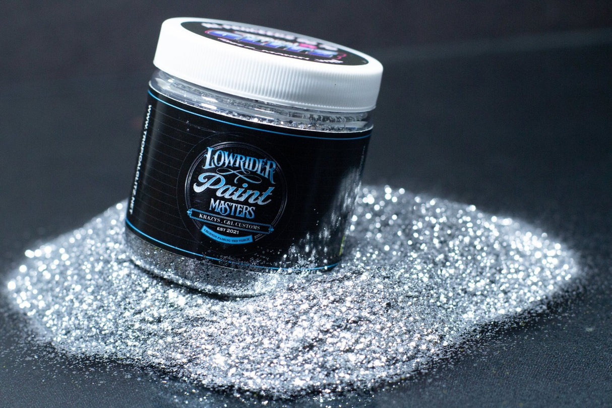 Silver-Lowrider Paint Masters Metal Flake - Tropical Glitz