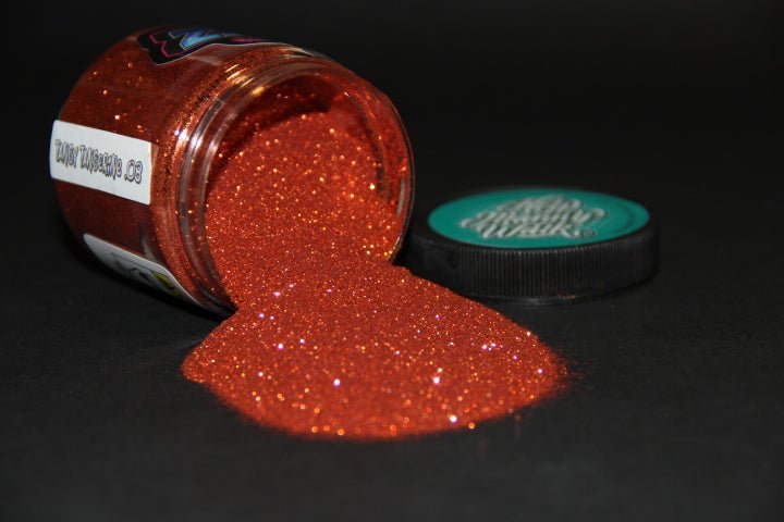 Tangy Tangerine Metal Flake - Tropical Glitz