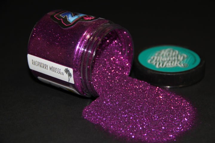 Raspberry Mousse Metal Flake - Tropical Glitz