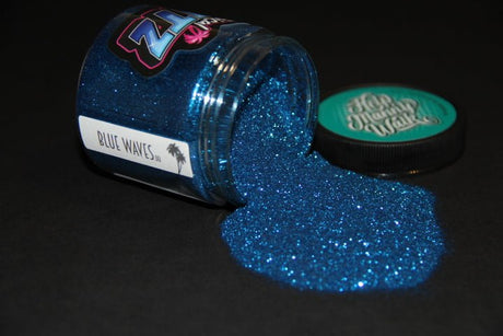 Blue Waves Metal Flake - Tropical Glitz