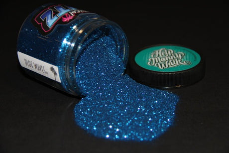 Blue Waves Metal Flake - Tropical Glitz