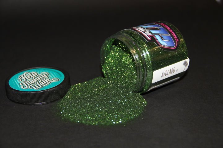 Avocado Metal Flake - Tropical Glitz