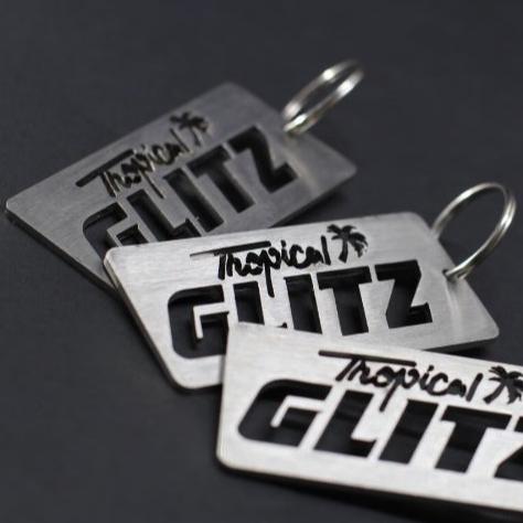 KEY CHAIN - Tropical Glitz | Tropical Glitz