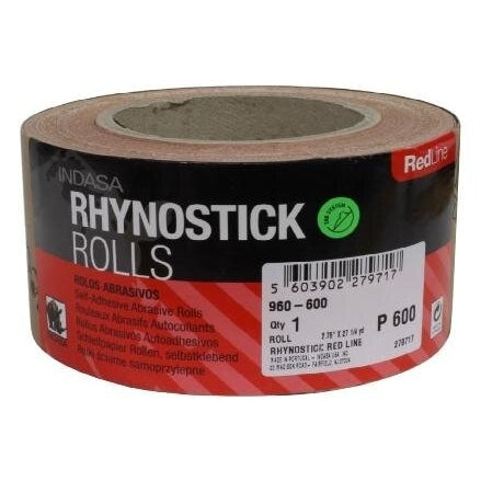 Indasa 2.75" x 25M Red PSA Sanding Rolls - Tropical Glitz