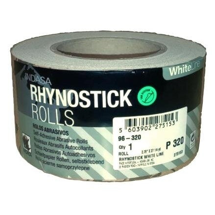 Indasa 2.75" x 25M White PSA Sanding Rolls - Tropical Glitz