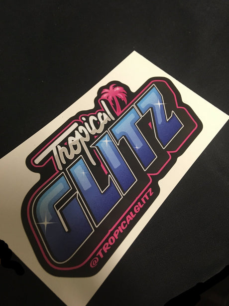 Tropical Glitz Sticker - Tropical Glitz