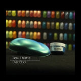 Teal Thistle Pearl - Tropical Glitz