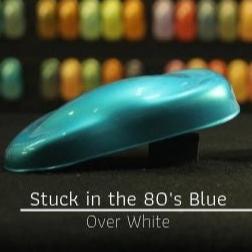 Stuck in the 80's - Blue Pearl - Tropical Glitz