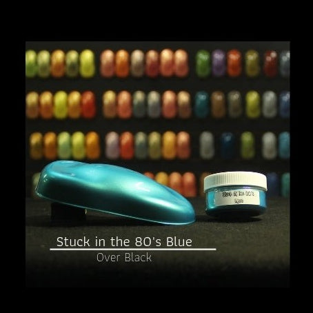 Stuck in the 80's - Blue Pearl - Tropical Glitz