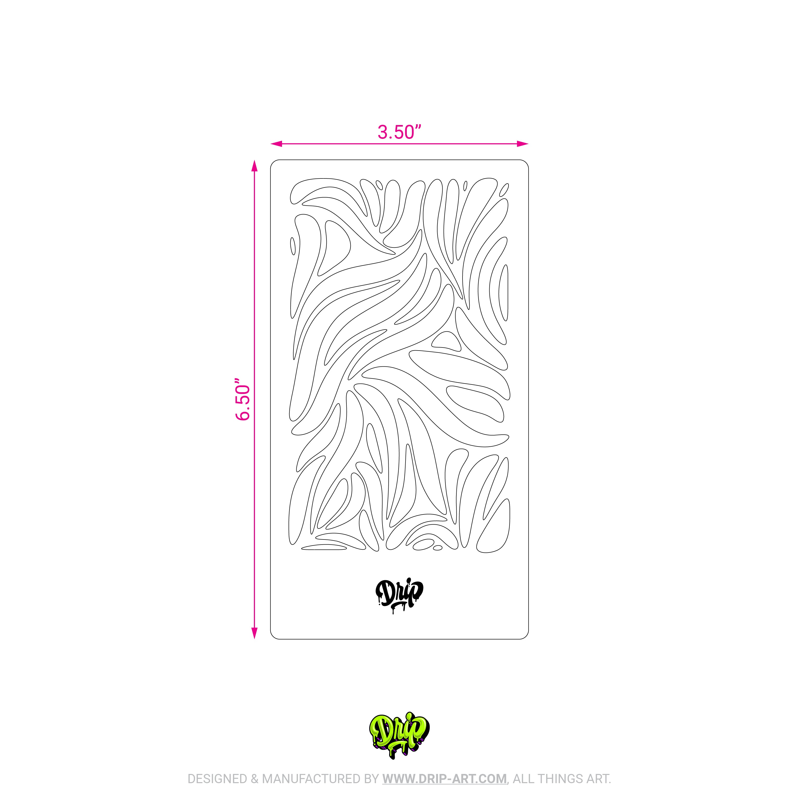 Mylar Stencil Abstract III