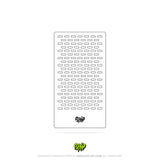 Mylar Stencil Aperture
