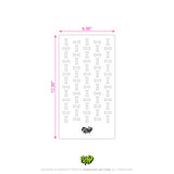 Mylar Stencil Bones