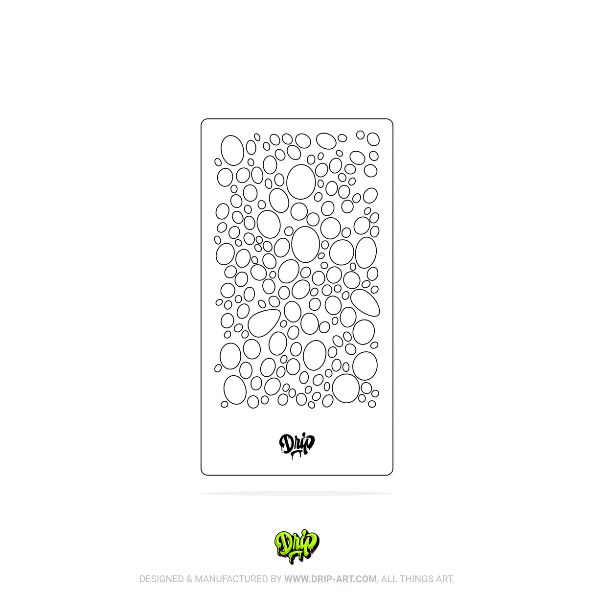 Mylar Stencil Bubbles