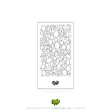 Mylar Stencil Bubbles