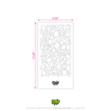 Mylar Stencil Bubbles