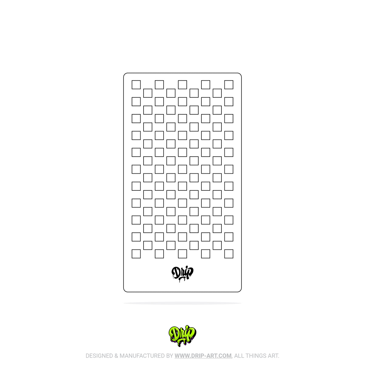 Mylar Stencil Checkerboard