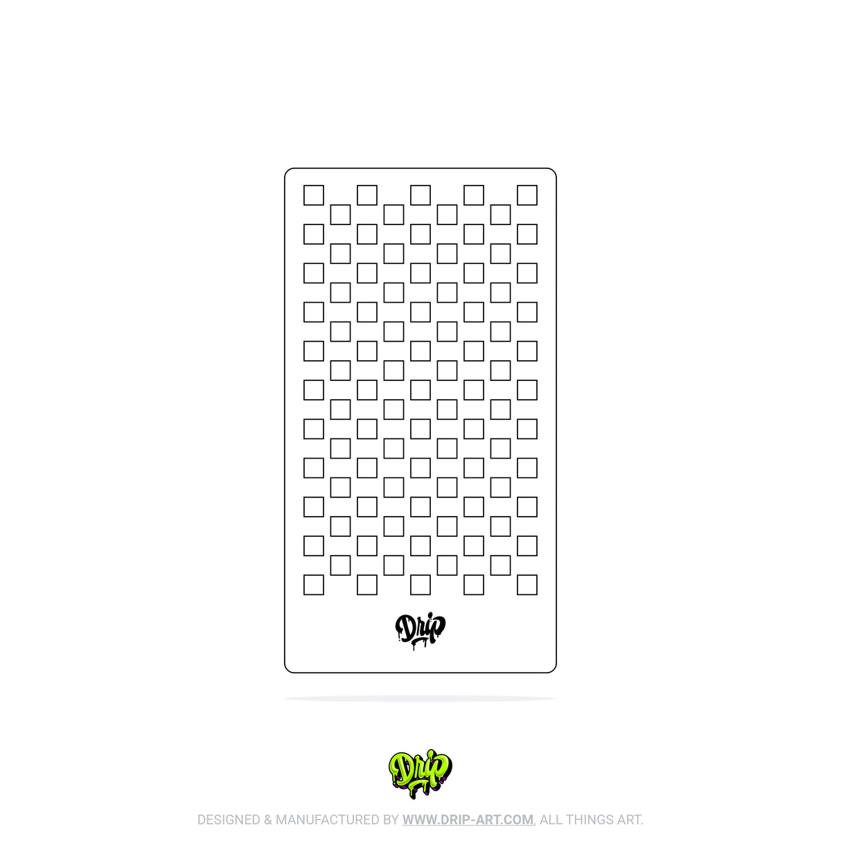 Mylar Stencil Checkerboard