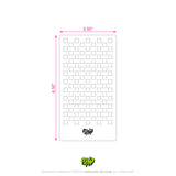Mylar Stencil Checkerboard
