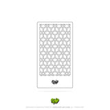 Mylar Stencil Cube