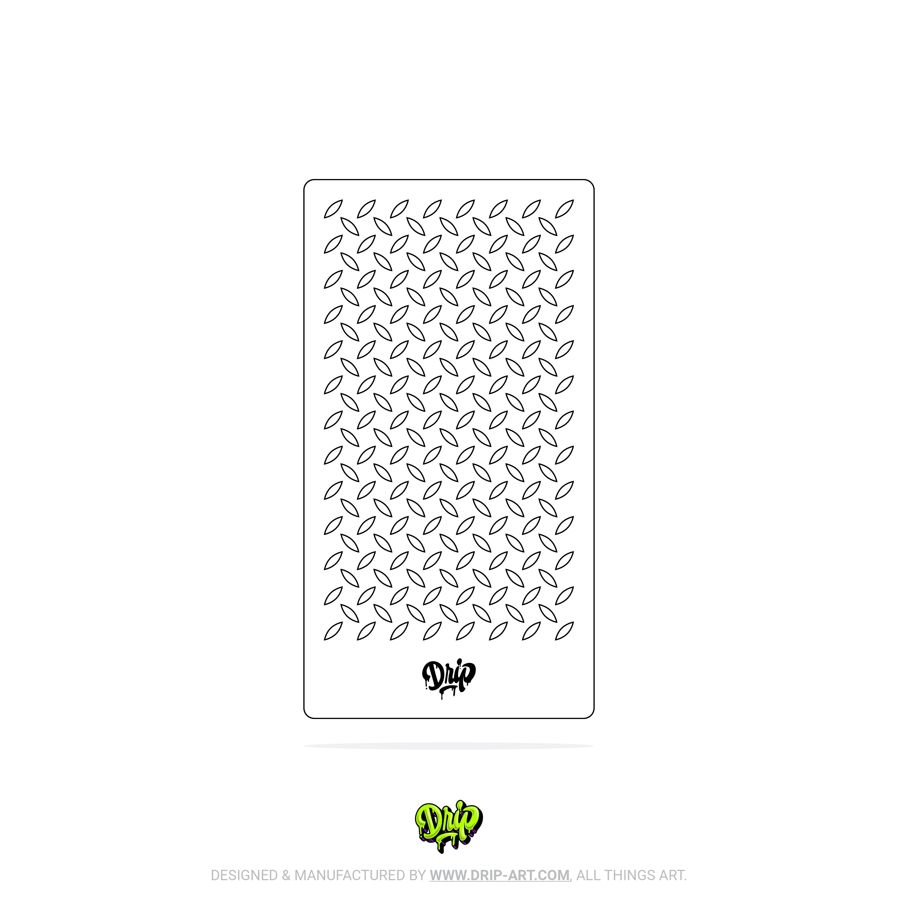 Mylar Stencil Diamond Plate | Tropical Glitz