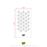 Mylar Stencil Floral