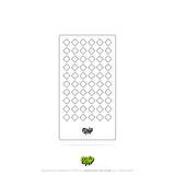 Mylar Stencil Harlequin Square