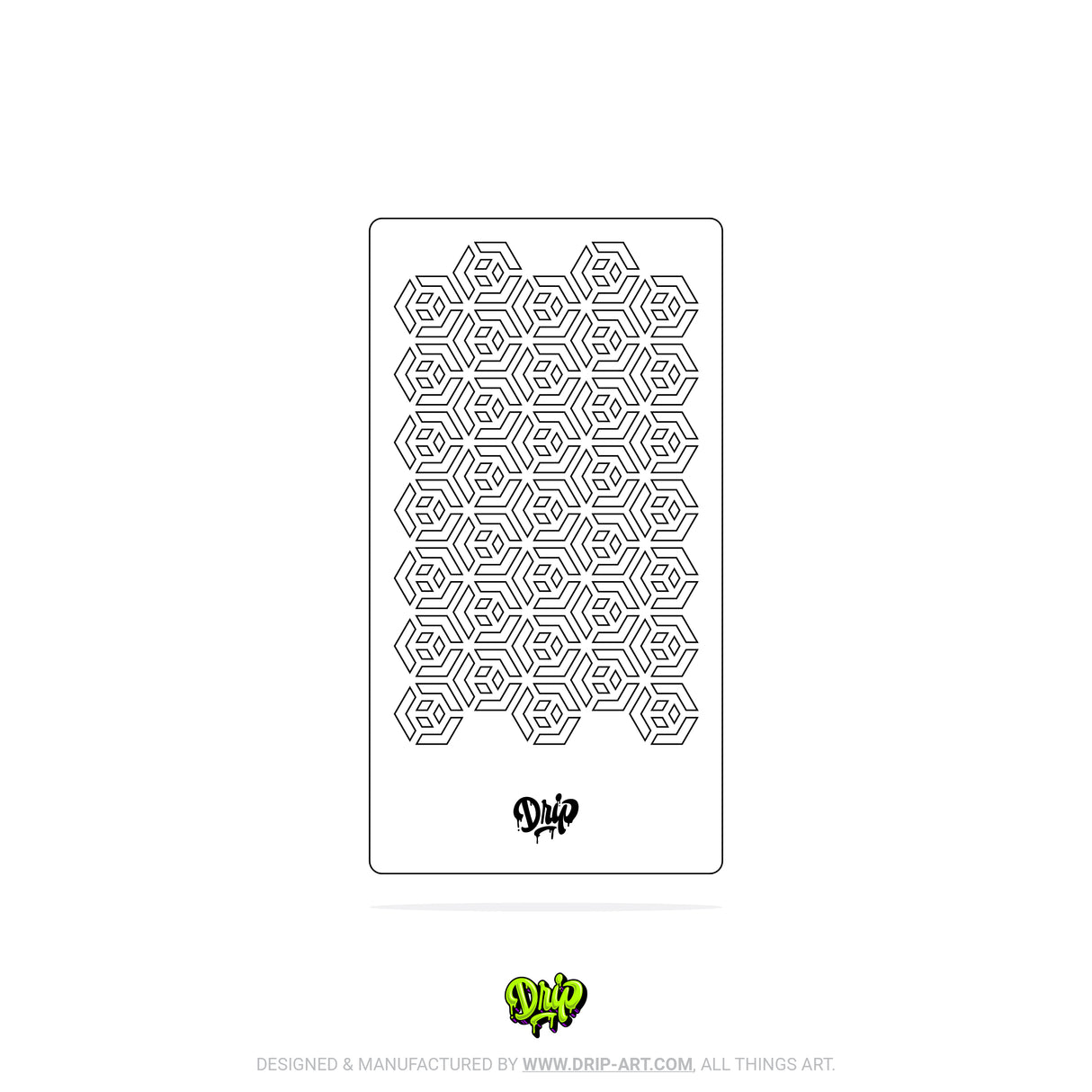 Mylar Stencil Hex