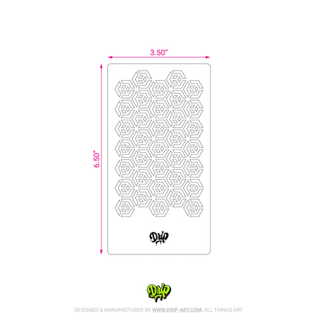 Mylar Stencil Hex