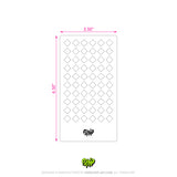 Mylar Stencil Harlequin Square