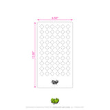 Mylar Stencil Harlequin Square