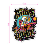 "The Colors Space" - Giant Vinyl Decal