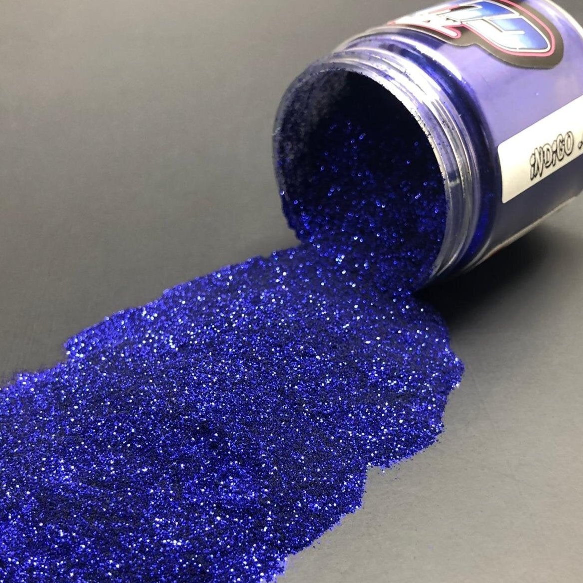 Indigo Metal Flake - Tropical Glitz