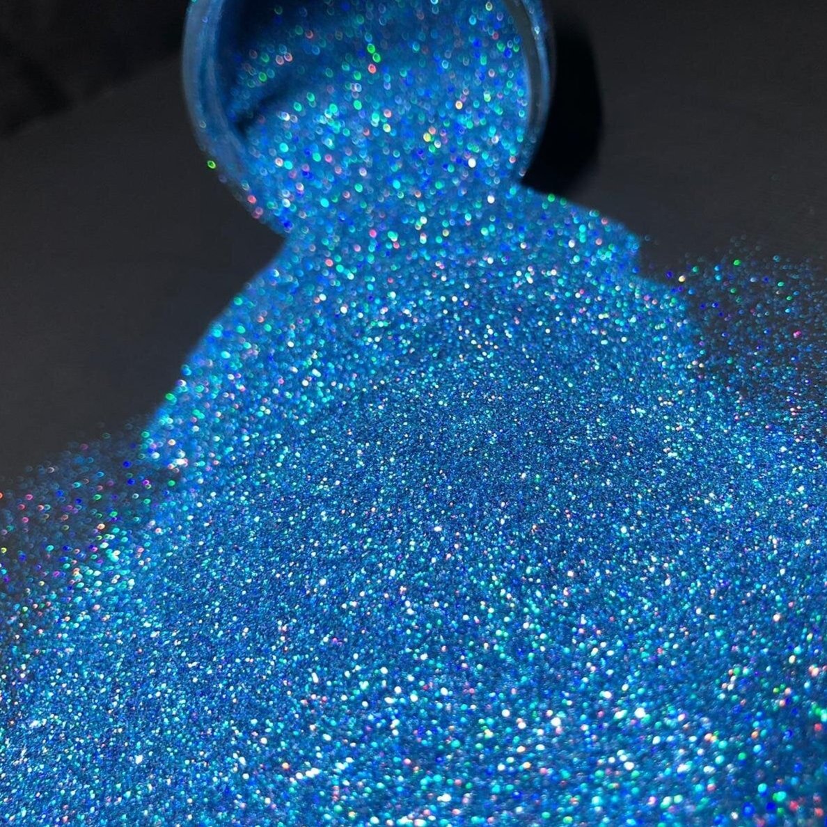 Caribbean Blue Metal Flake - Tropical Glitz