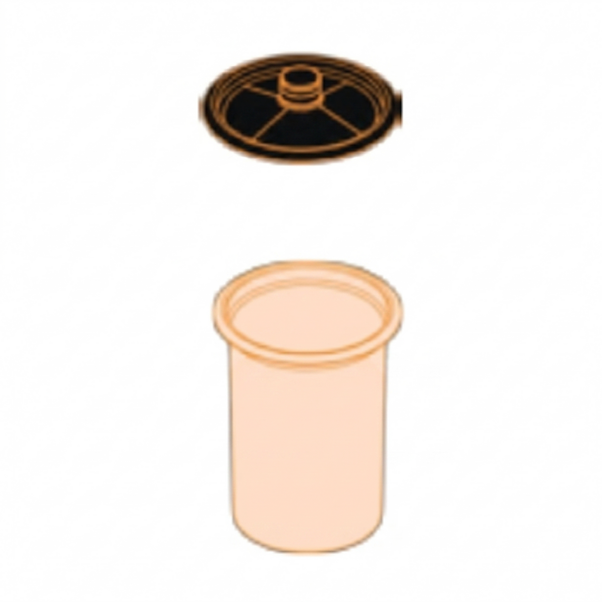 DeKups® EVO system 24oz/710ml Cup 125 Micron Lid-50 pieces