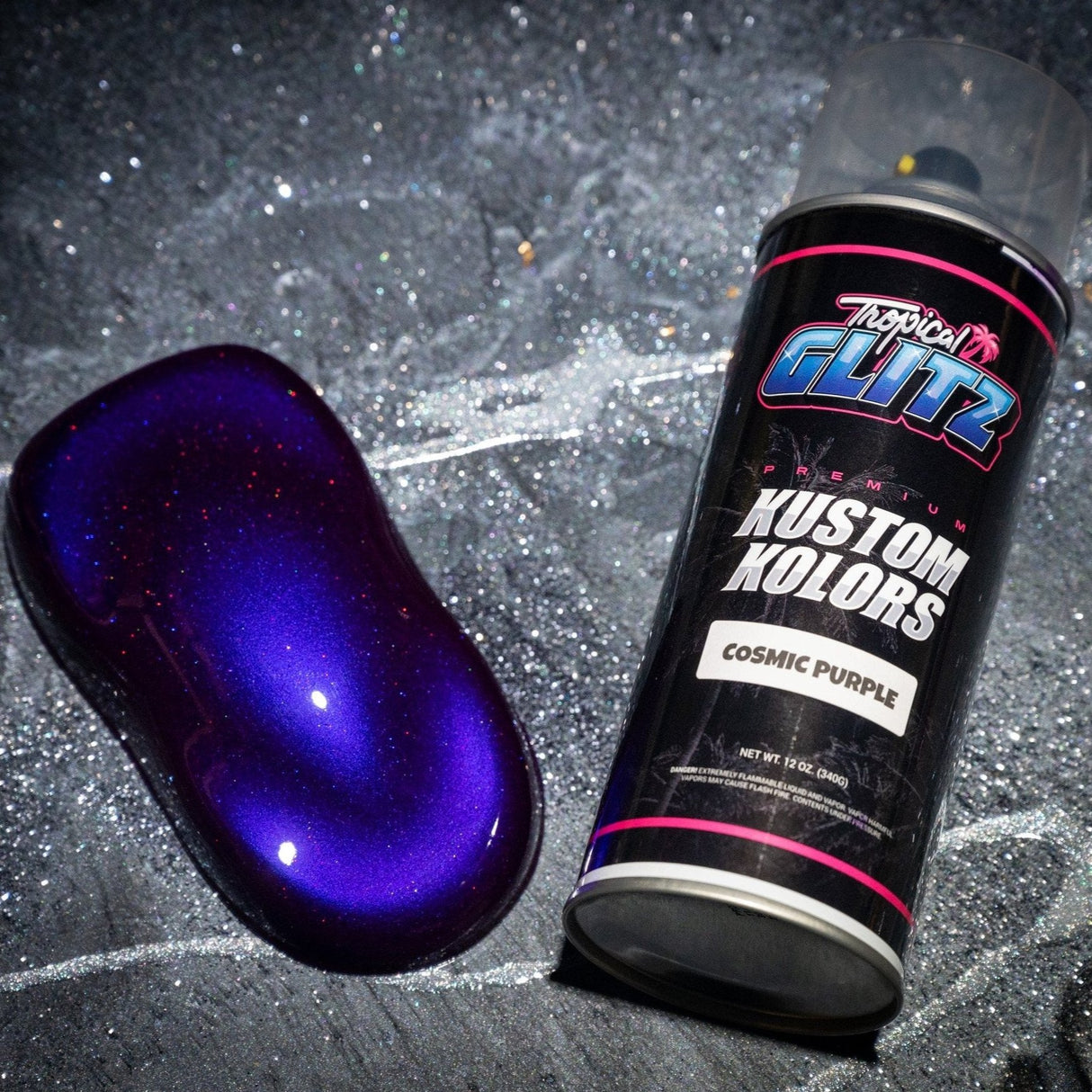 Cosmic Purple | Tropical Glitz