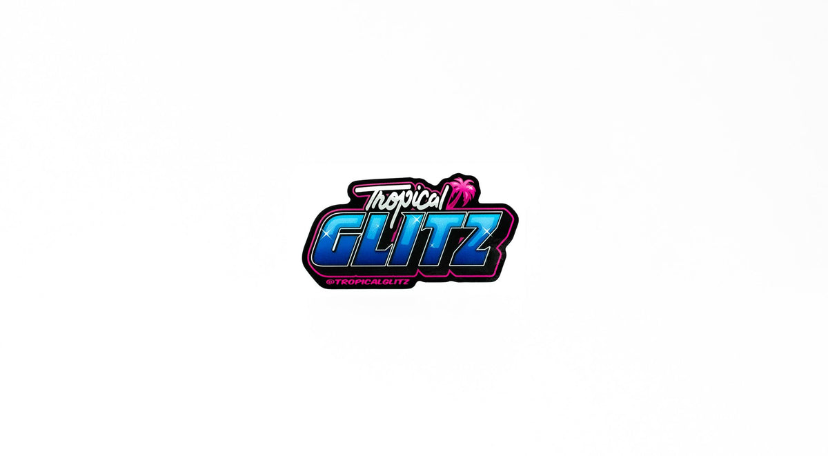 Tropical Glitz Sticker