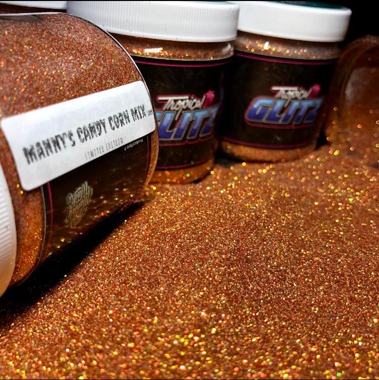 Hojuelas metálicas de mezcla de maíz dulce de Manny's